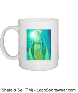 Mother Mary Neon Green Design Zoom
