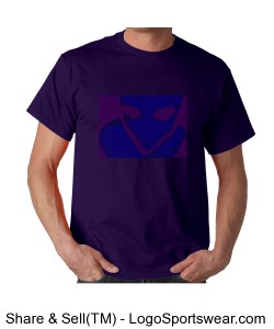 Alien Blue Purple Design Zoom